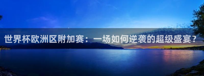 欧洲世预赛赛程表：世界杯欧洲区附加赛：一场如何逆袭的超级盛宴？